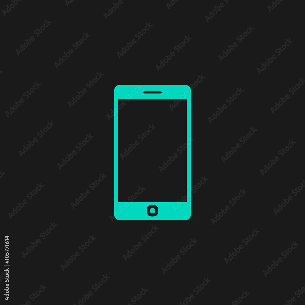 Vector illustration of smartphone icon Vector illustration of smartphone icon