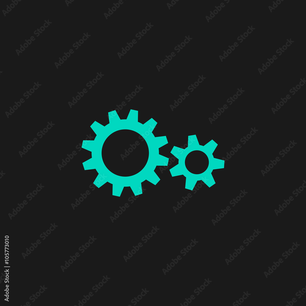Two gears icon