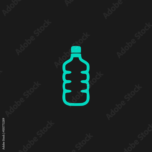 Icon of plastic water bottle