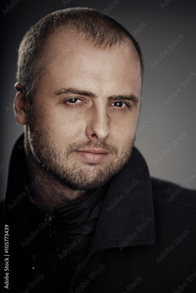 Fototapeta premium Portrait of emotional man
