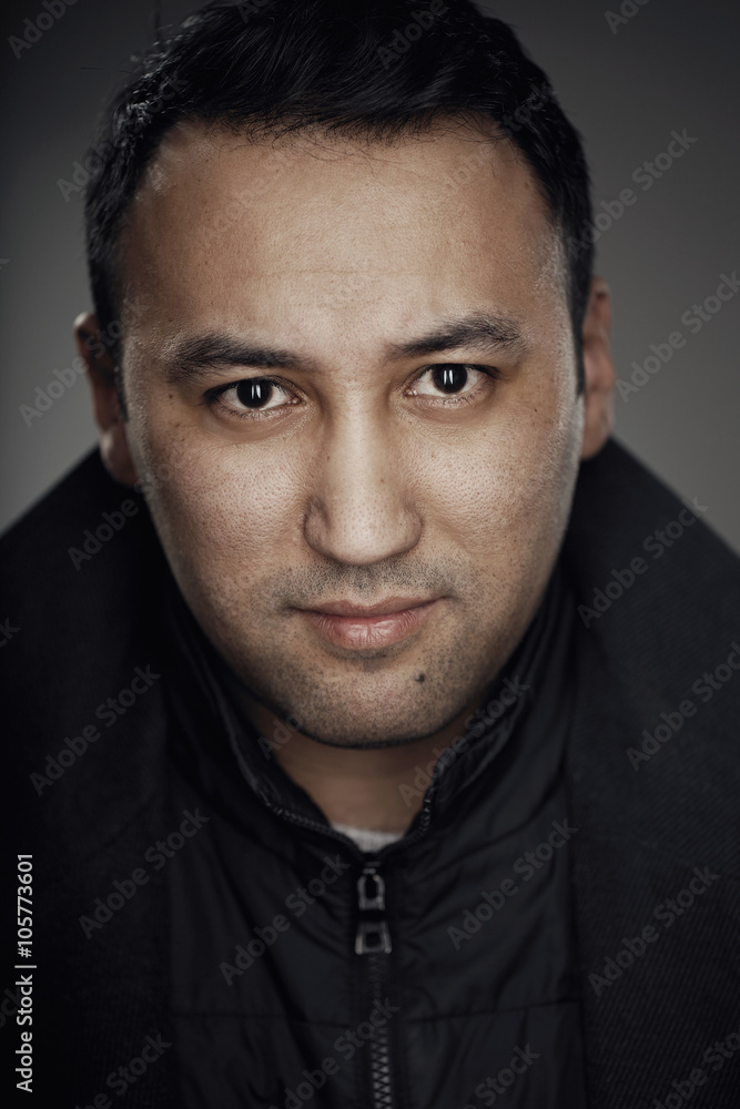 Fototapeta premium Portrait of emotional man