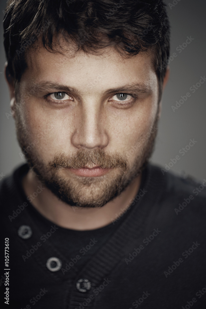 Obraz premium Portrait of emotional man