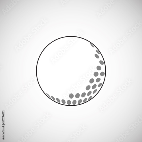 Golf icon design