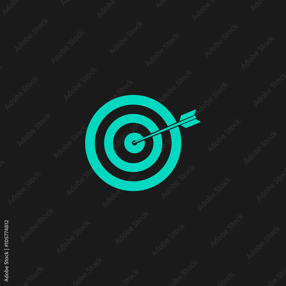 Dart is in the center of dartboard Dart is in the center of dartboard