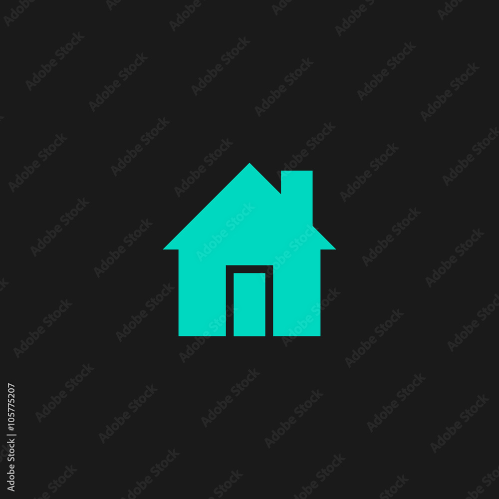 retro style home icon isolated retro style home icon isolated