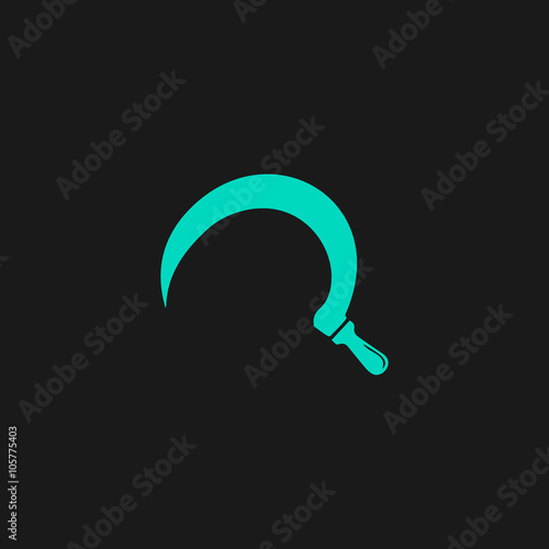 Sickles flat icon