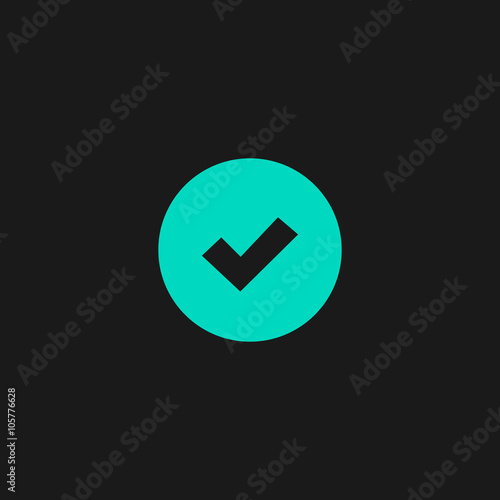 Free Download Vector Tick Icon - GFXLoad
