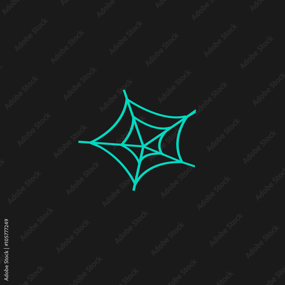 Spiderweb icon. Web symbol. Spiderweb icon. Web symbol.