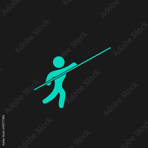 Pole vault athlete