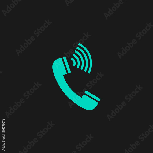 Sound from the handset - phone icon