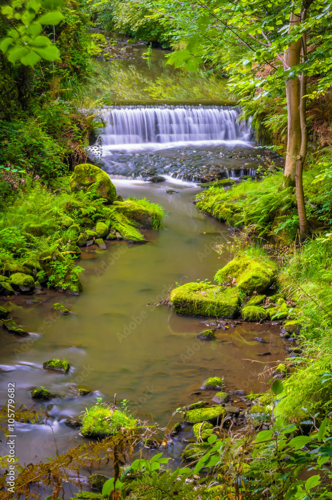 Goit Stock Falls, Harden, West Yorkshire, UK Goit Stock Falls, Harden, West Yorkshire, UK