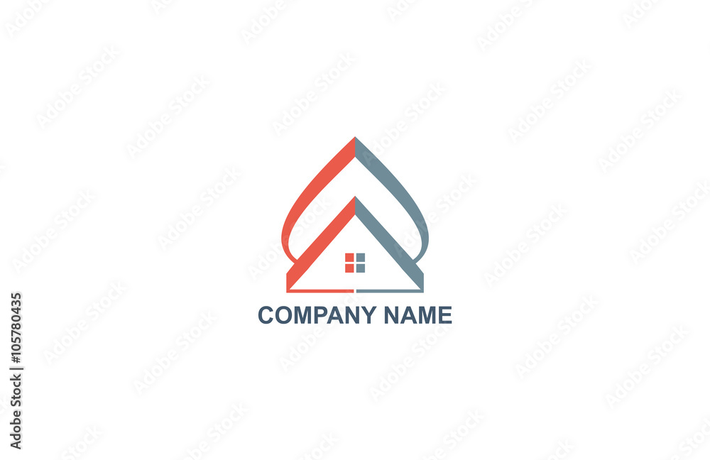 house building arrow logo house building arrow logo