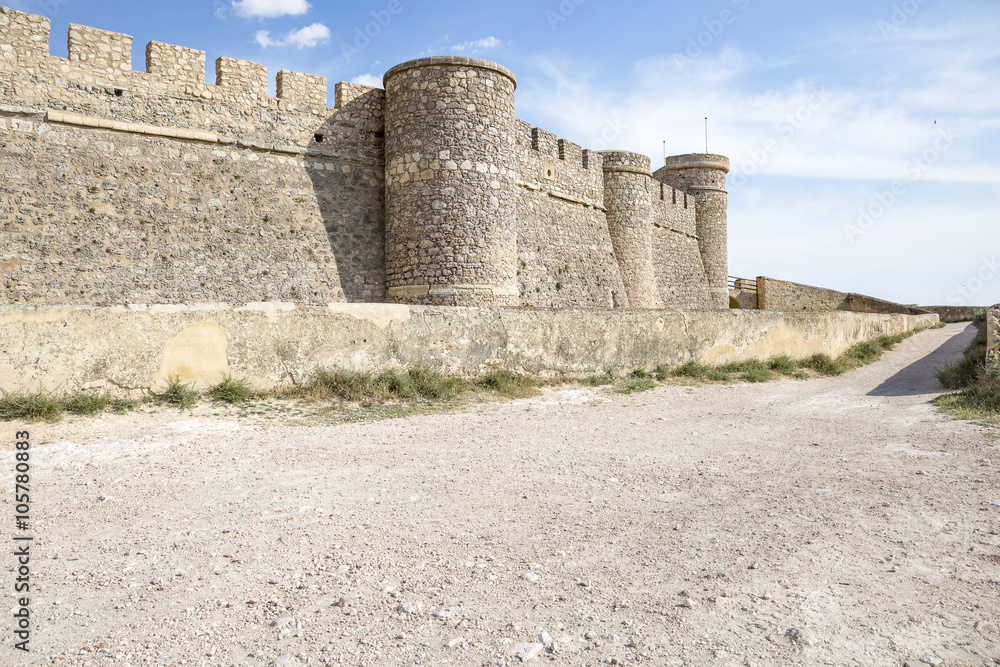 Ancient Castle in Chinchilla de Monte Aragon - Albacete - Spain