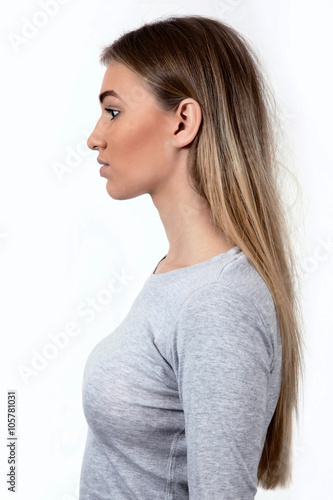 Portrait of the young woman