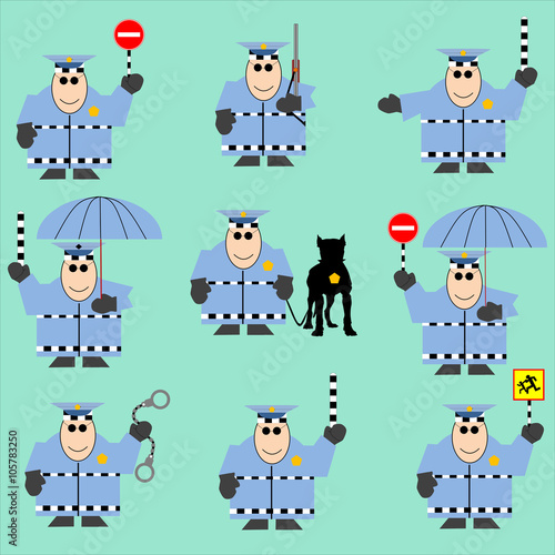 Icons police 