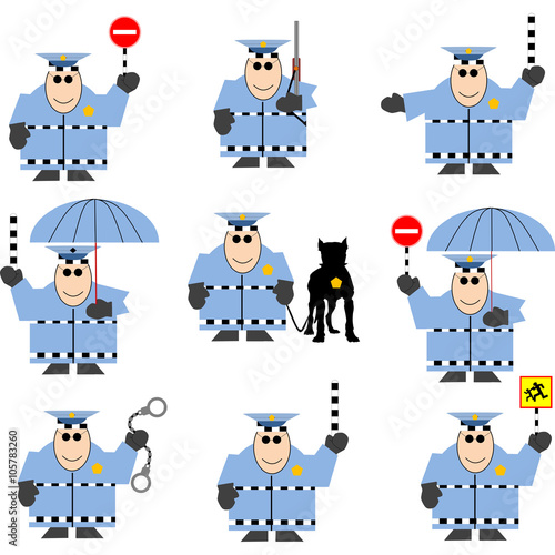 Icons police