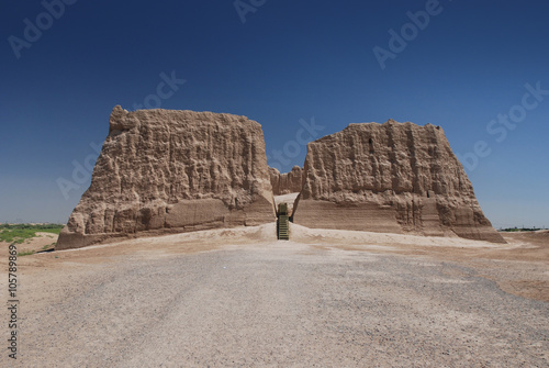 View of the Great Kyz Qala in Merv