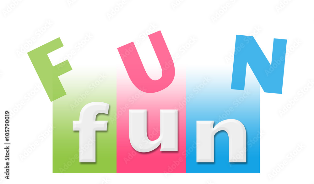 Fun Colorful Random Text Stripes Fun Colorful Random Text Stripes