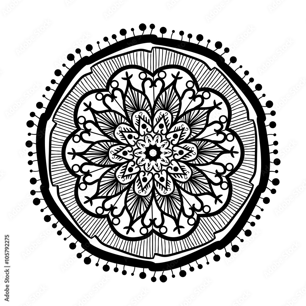 Mandala Line Template Mandala Line Template