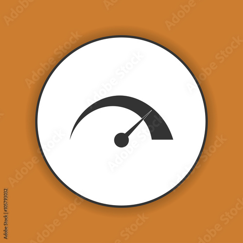 Vector speedometer icon