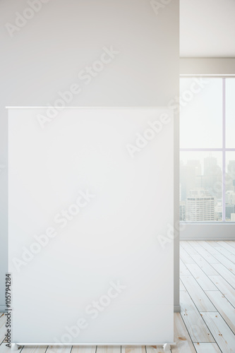 Blank whiteboard © peshkova