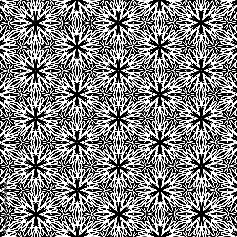 Ornament of the black and white elements. 17
