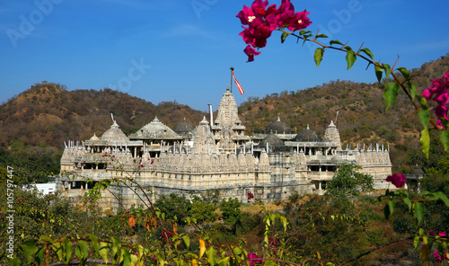 Jain temple in Ranakpur, India