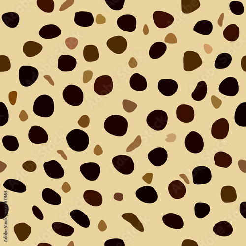 square vector wallpaper with textured image of leopard spots