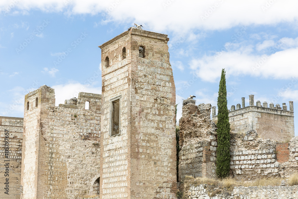 ancient castle in Escalona town - Toledo - Spain