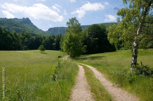 Frydlantske cimburi in the Jizera mountains, North Bohemia, Czech republic