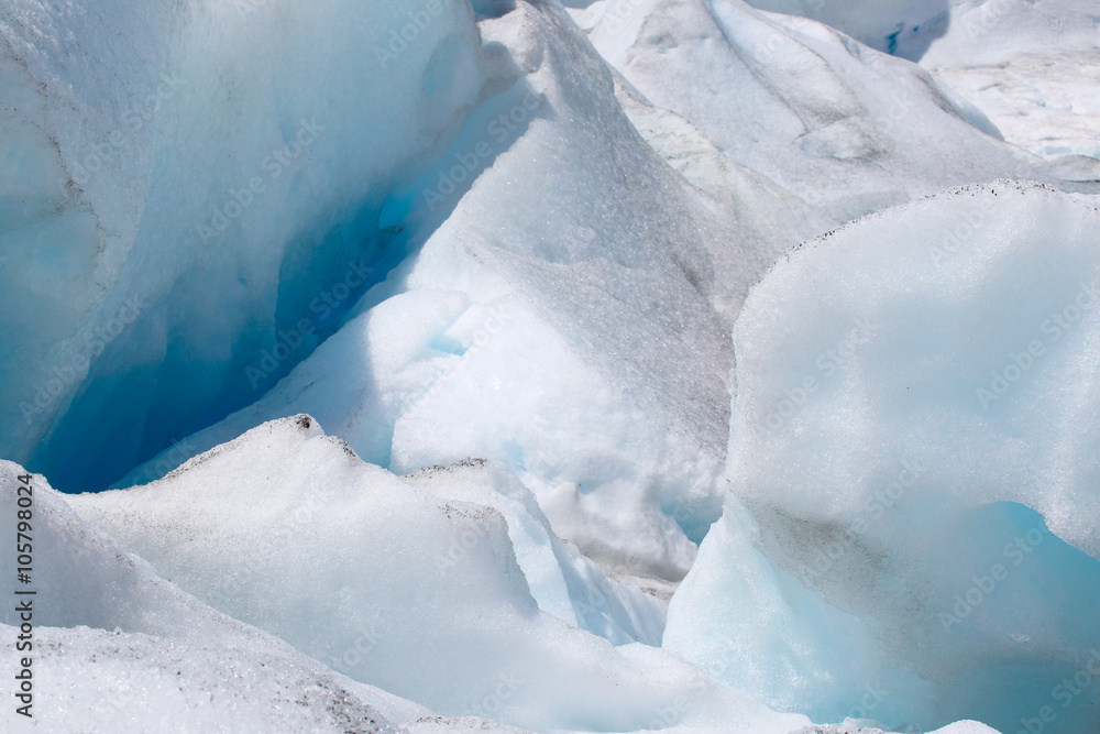 Fototapeta Glacier close-up