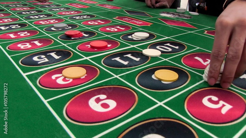 Videos of various games of blackjack and roulette.