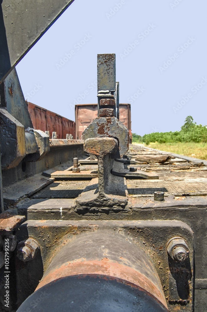 Fototapeta premium Old railway wagon