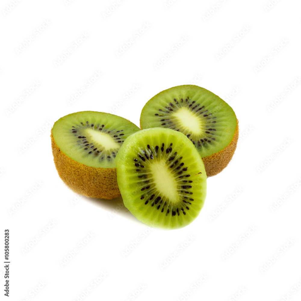 Kiwi fruit isolated on white background Kiwi fruit isolated on white background