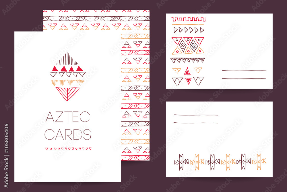 Creative template collection of cards.