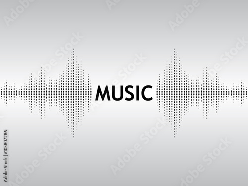 Abstract sound waves.