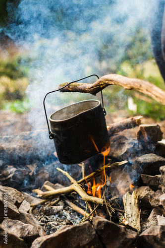 pot on the fire