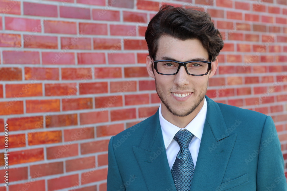 Handsome smiling confident businessman portrait Handsome smiling confident businessman portrait