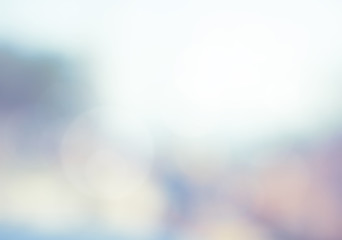 Abstract blur view nature sky blue, circle bokeh background. bok