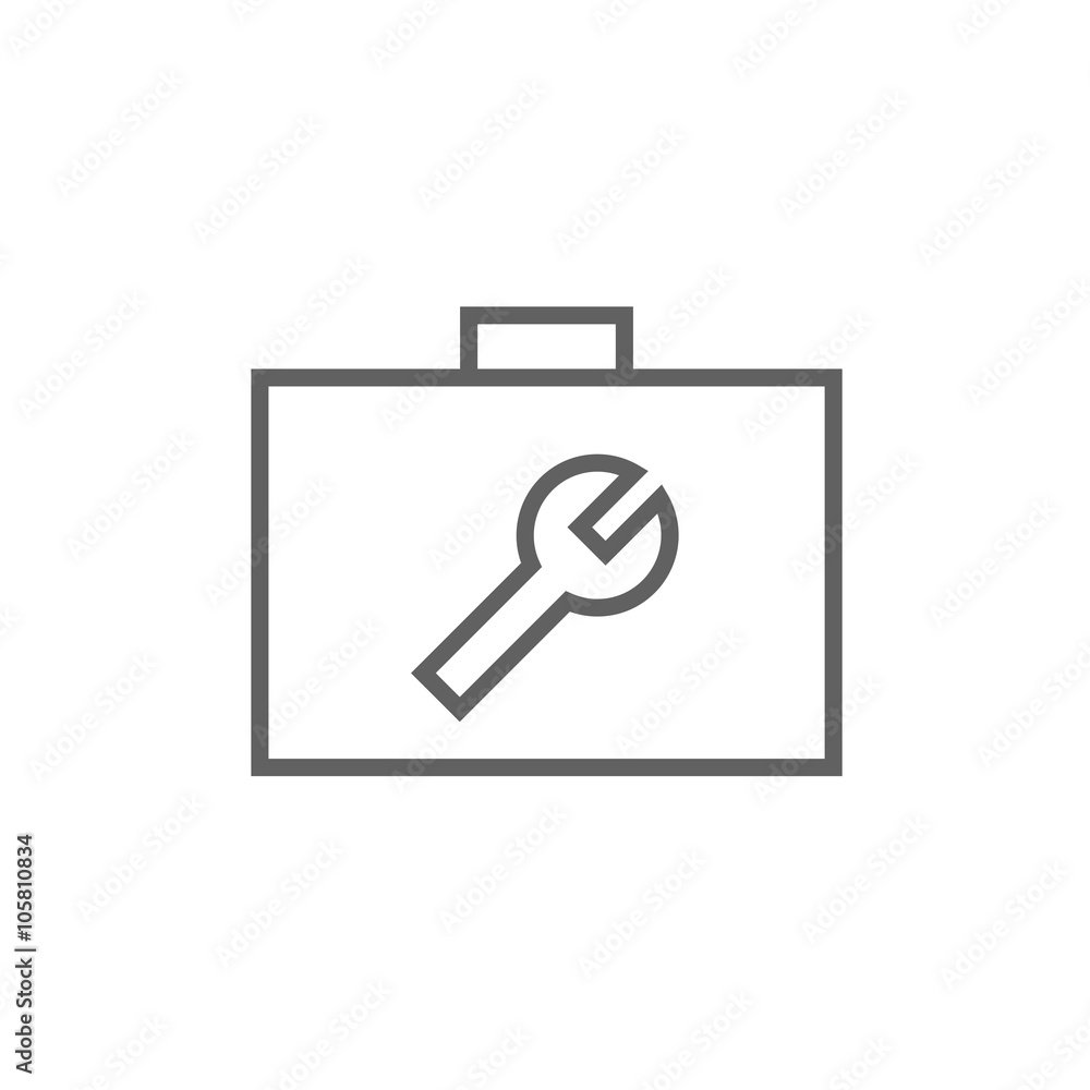Toolbox line icon.