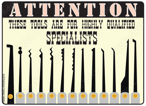 Master keys or picklock For Professionals