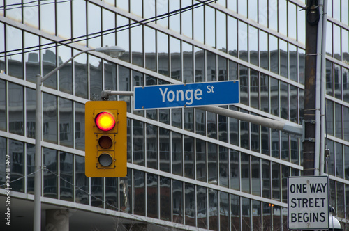 Yonge Street Sign - Toronto - Canada photo