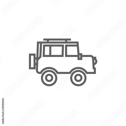 Wallpaper Mural Car line icon. Torontodigital.ca