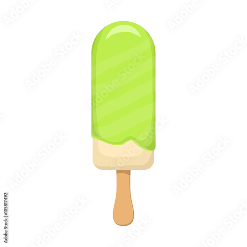 Eskimo pie icon, cartoon style 