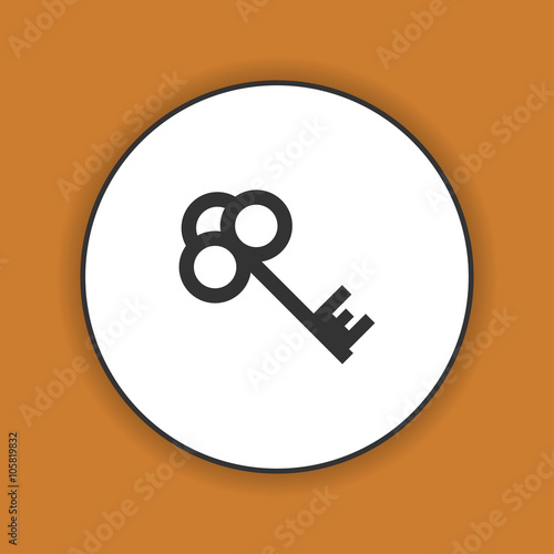 Key vector icon