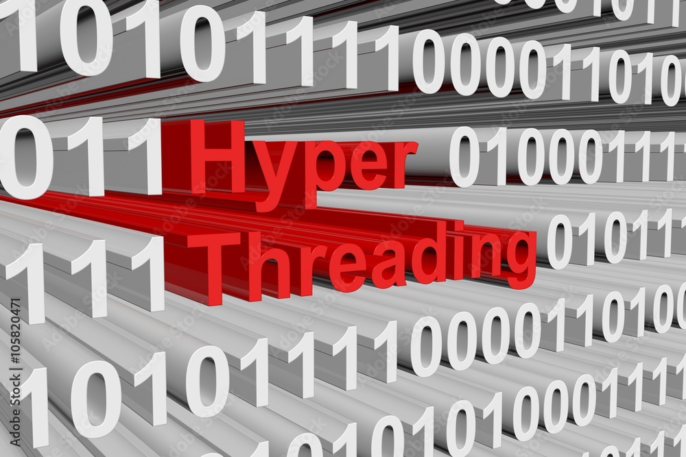 Hyper threading is presented in the form of binary code