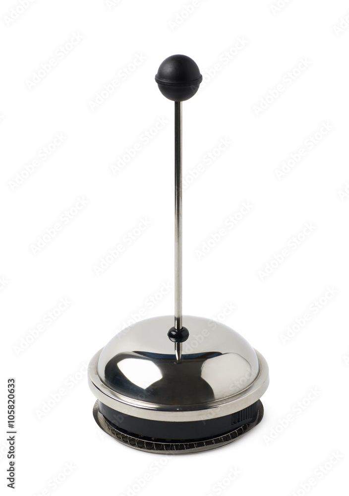 French press pot cap isolated French press pot cap isolated