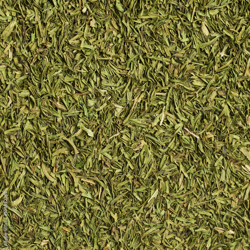 Surface covered with dried dill Surface covered with dried dill