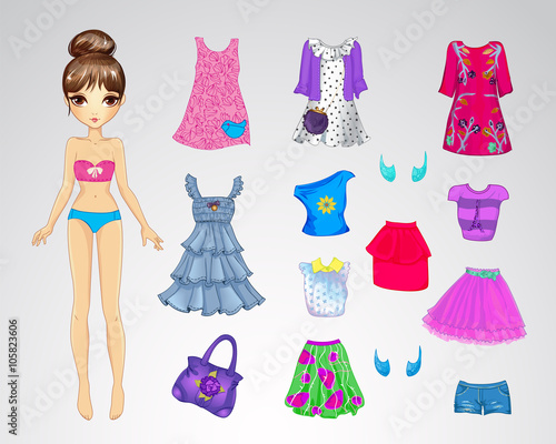 Cute Casual Paper Doll
