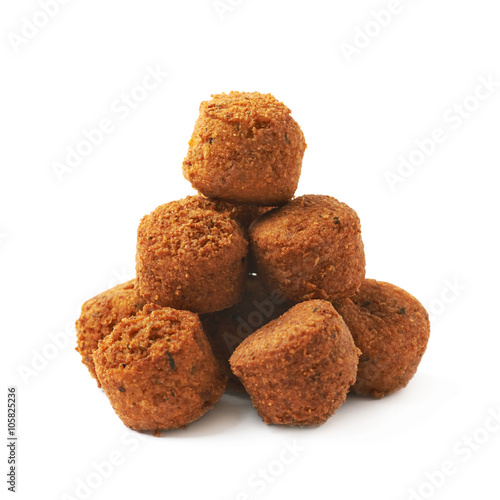Cheese snack ball isolated